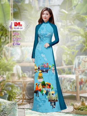 1595433656 143 Vai Ao Dai Lua Ngoc Mai Ban Do Viet Nam