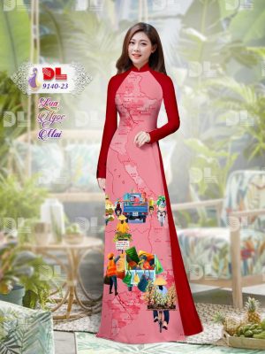 1595433657 759 Vai Ao Dai Lua Ngoc Mai Ban Do Viet Nam