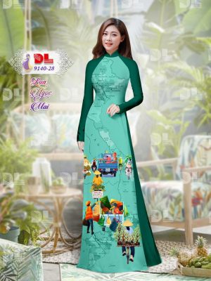 1595433657 898 Vai Ao Dai Lua Ngoc Mai Ban Do Viet Nam