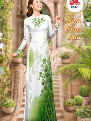 Vải Áo Dài Lụa Ngọc Mai Hình Tre Trúc mới ra AD DLTR5 30 1595435145 145 Vai Ao Dai Lua Ngoc Mai Hinh Tre Truc moi