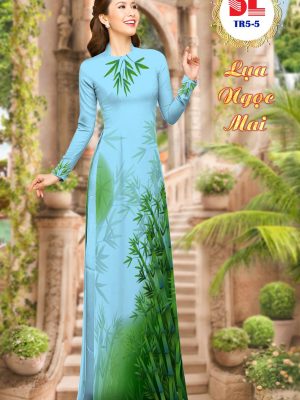 Vải Áo Dài Lụa Ngọc Mai Hình Tre Trúc mới ra AD DLTR5 35 1595435146 158 Vai Ao Dai Lua Ngoc Mai Hinh Tre Truc moi