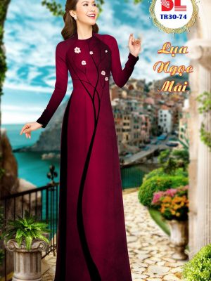 1595435432 436 Vai Ao Dai Lua Ngoc Mai Hoa In 3D kieu