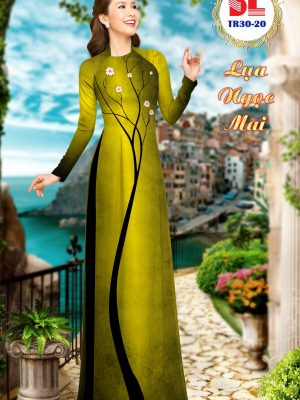 1595435436 493 Vai Ao Dai Lua Ngoc Mai Hoa In 3D kieu