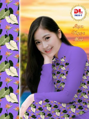 Vải Áo Dài Lụa Ngọc Mai Hình Lá Đều thiết kế 2020 AD DLTR33 21 1595435566 108 Vai Ao Dai Lua Ngoc Mai Hinh La Deu thiet