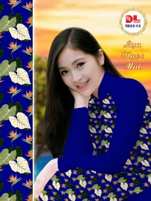 Vải Áo Dài Lụa Ngọc Mai Hình Lá Đều thiết kế 2020 AD DLTR33 28 1595435567 281 Vai Ao Dai Lua Ngoc Mai Hinh La Deu thiet