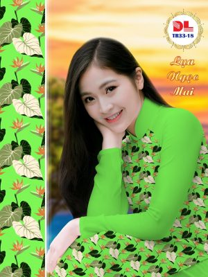 Vải Áo Dài Lụa Ngọc Mai Hình Lá Đều thiết kế 2020 AD DLTR33 26 1595435567 537 Vai Ao Dai Lua Ngoc Mai Hinh La Deu thiet