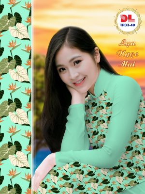 Vải Áo Dài Lụa Ngọc Mai Hình Lá Đều thiết kế 2020 AD DLTR33 27 1595435567 719 Vai Ao Dai Lua Ngoc Mai Hinh La Deu thiet