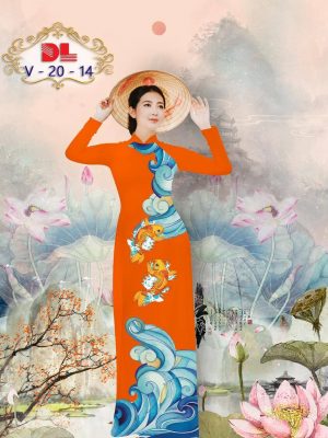 Vải Áo Dài Lụa Ngọc Mai Hình Cá Chép kiểu mới AD DLV20 37 1595436047 262 Vai Ao Dai Lua Ngoc Mai Hinh Ca Chep kieu