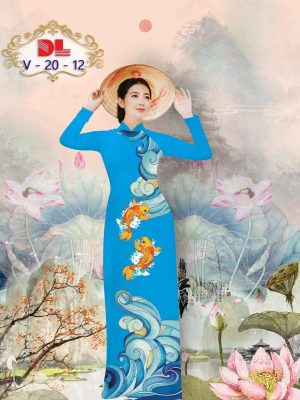 Vải Áo Dài Lụa Ngọc Mai Hình Cá Chép kiểu mới AD DLV20 33 1595436047 672 Vai Ao Dai Lua Ngoc Mai Hinh Ca Chep kieu