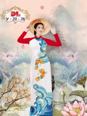Vải Áo Dài Lụa Ngọc Mai Hình Cá Chép kiểu mới AD DLV20 47 1595436049 6 Vai Ao Dai Lua Ngoc Mai Hinh Ca Chep kieu