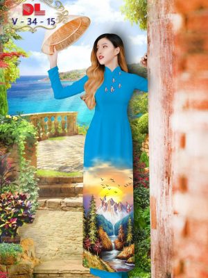 Vải Áo Dài Lụa Ngọc Mai Phong Cảnh kiểu mới AD DLV34 26 1595436349 721 Vai Ao Dai Lua Ngoc Mai Phong Canh kieu moi