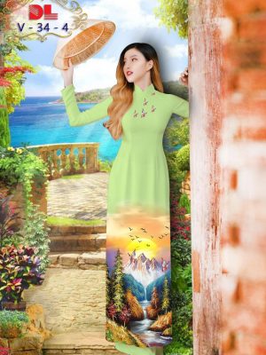 Vải Áo Dài Lụa Ngọc Mai Phong Cảnh kiểu mới AD DLV34 30 1595436350 52 Vai Ao Dai Lua Ngoc Mai Phong Canh kieu moi