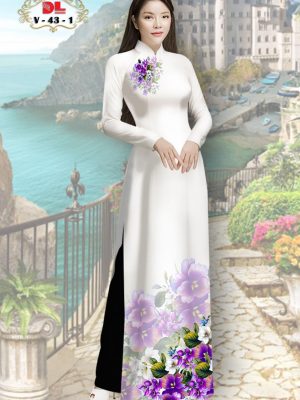 1595437482 634 Vai Ao Dai Lua Ngoc Mai Hoa In 3D moi
