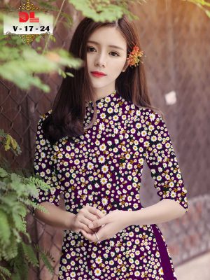 1595438120 902 Vai Ao Dai Lua Ngoc Mai Hoa Cuc Nhi kieu