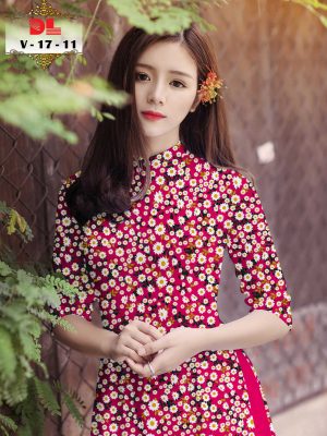 1595438122 440 Vai Ao Dai Lua Ngoc Mai Hoa Cuc Nhi kieu