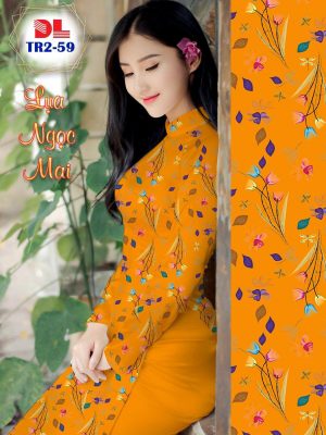 Vải Áo Dài Lụa Ngọc Mai Hoa Đều thiết kế 2020 AD DLTR2 26 1595438676 342 Vai Ao Dai Lua Ngoc Mai Hoa Deu thiet ke