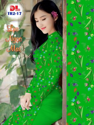 Vải Áo Dài Lụa Ngọc Mai Hoa Đều thiết kế 2020 AD DLTR2 31 1595438677 51 Vai Ao Dai Lua Ngoc Mai Hoa Deu thiet ke