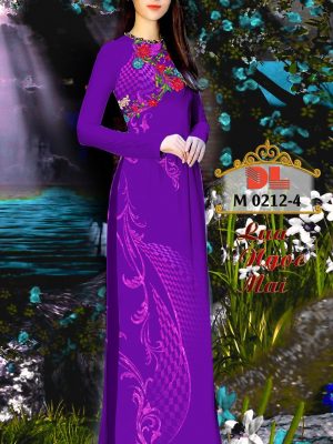 Vải Áo Dài Lụa Ngọc Mai Hoa Văn 3D mới ra AD M0212 25 1595440258 564 Vai Ao Dai Lua Ngoc Mai Hoa Van 3D moi