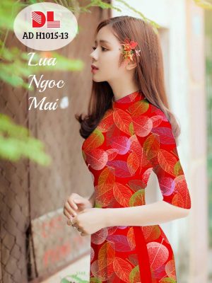 Vải Áo Dài Lụa Ngọc Mai Hình Lá thiết kế 2020 AD H1015 32 1595440624 60 Vai Ao Dai Lua Ngoc Mai Hinh La thiet ke
