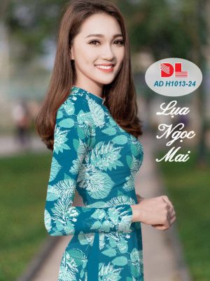 Vải Áo Dài Lụa Ngọc Mai Hình Lá thiết kế 2020 AD H1013 34 1595441078 825 Vai Ao Dai Lua Ngoc Mai Hinh La thiet ke