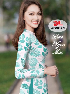 Vải Áo Dài Lụa Ngọc Mai Hình Lá thiết kế 2020 AD H1013 47 1595441081 302 Vai Ao Dai Lua Ngoc Mai Hinh La thiet ke