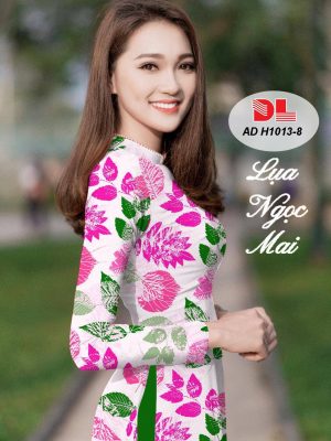 Vải Áo Dài Lụa Ngọc Mai Hình Lá thiết kế 2020 AD H1013 61 1595441083 768 Vai Ao Dai Lua Ngoc Mai Hinh La thiet ke