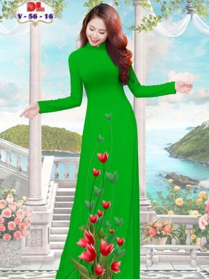 Vải Áo Dài Lụa Ngọc Mai Vai Hoa Tulip mới ra AD DLV56 25 1595474270 231 Vai Ao Dai Lua Ngoc Mai Vai Hoa Tulip moi