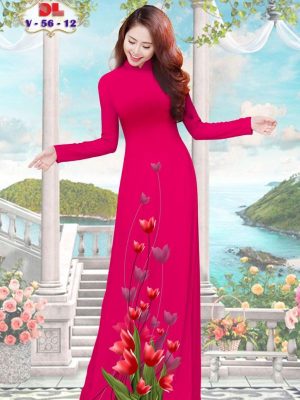 Vải Áo Dài Lụa Ngọc Mai Vai Hoa Tulip mới ra AD DLV56 29 1595474271 162 Vai Ao Dai Lua Ngoc Mai Vai Hoa Tulip moi