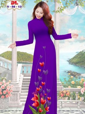 Vải Áo Dài Lụa Ngọc Mai Vai Hoa Tulip mới ra AD DLV56 28 1595474271 385 Vai Ao Dai Lua Ngoc Mai Vai Hoa Tulip moi