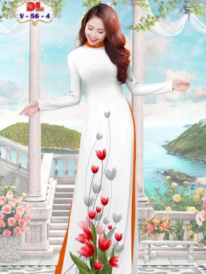 Vải Áo Dài Lụa Ngọc Mai Vai Hoa Tulip mới ra AD DLV56 27 1595474271 617 Vai Ao Dai Lua Ngoc Mai Vai Hoa Tulip moi