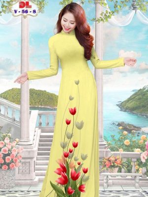 Vải Áo Dài Lụa Ngọc Mai Vai Hoa Tulip mới ra AD DLV56 32 1595474272 221 Vai Ao Dai Lua Ngoc Mai Vai Hoa Tulip moi