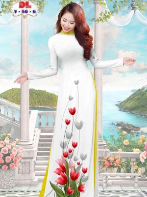 Vải Áo Dài Lụa Ngọc Mai Vai Hoa Tulip mới ra AD DLV56 31 1595474272 363 Vai Ao Dai Lua Ngoc Mai Vai Hoa Tulip moi