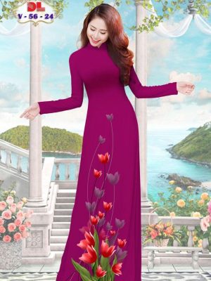 Vải Áo Dài Lụa Ngọc Mai Vai Hoa Tulip mới ra AD DLV56 30 1595474272 684 Vai Ao Dai Lua Ngoc Mai Vai Hoa Tulip moi