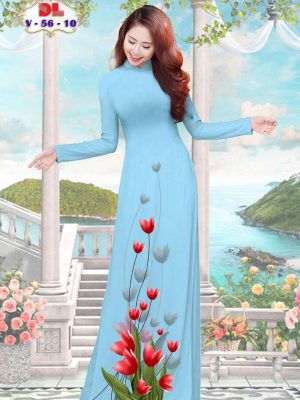 Vải Áo Dài Lụa Ngọc Mai Vai Hoa Tulip mới ra AD DLV56 37 1595474273 333 Vai Ao Dai Lua Ngoc Mai Vai Hoa Tulip moi