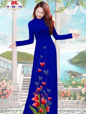Vải Áo Dài Lụa Ngọc Mai Vai Hoa Tulip mới ra AD DLV56 41 1595474273 45 Vai Ao Dai Lua Ngoc Mai Vai Hoa Tulip moi
