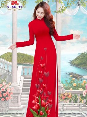 Vải Áo Dài Lụa Ngọc Mai Vai Hoa Tulip mới ra AD DLV56 44 1595474274 178 Vai Ao Dai Lua Ngoc Mai Vai Hoa Tulip moi