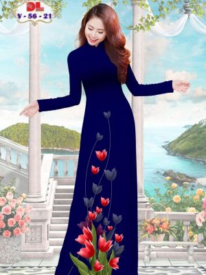Vải Áo Dài Lụa Ngọc Mai Vai Hoa Tulip mới ra AD DLV56 45 1595474274 368 Vai Ao Dai Lua Ngoc Mai Vai Hoa Tulip moi