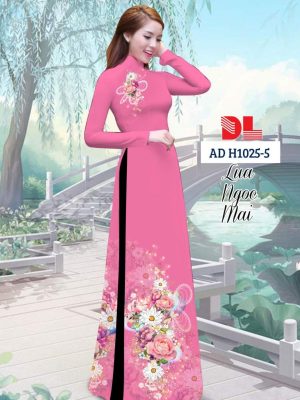Vải Áo Dài Lụa Ngọc Mai Hoa Hồng kiểu mới AD DLH1025 22 1595474693 339 Vai Ao Dai Lua Ngoc Mai Hoa Hong kieu moi