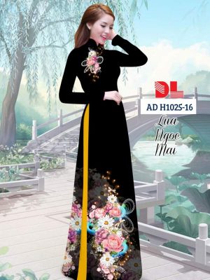 Vải Áo Dài Lụa Ngọc Mai Hoa Hồng kiểu mới AD DLH1025 25 1595474693 476 Vai Ao Dai Lua Ngoc Mai Hoa Hong kieu moi