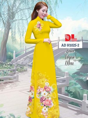 Vải Áo Dài Lụa Ngọc Mai Hoa Hồng kiểu mới AD DLH1025 29 1595474694 189 Vai Ao Dai Lua Ngoc Mai Hoa Hong kieu moi