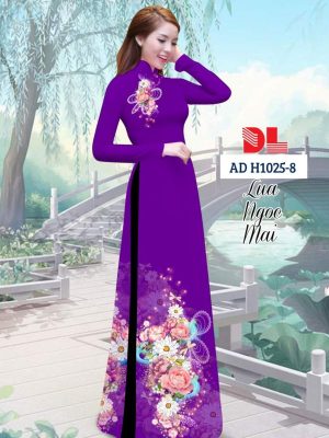Vải Áo Dài Lụa Ngọc Mai Hoa Hồng kiểu mới AD DLH1025 31 1595474695 511 Vai Ao Dai Lua Ngoc Mai Hoa Hong kieu moi