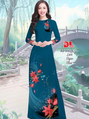 1595475091 870 Vai Ao Dai Lua Ngoc Mai Hoa In 3D thiet