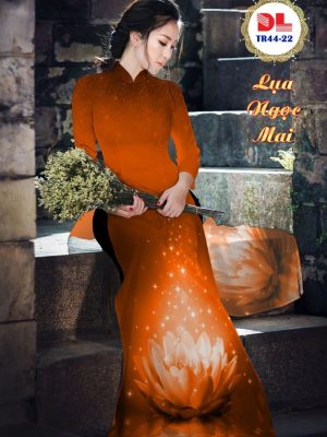 1595475498 662 Vai Ao Dai Lua Ngoc Mai Hoa Sen moi ra