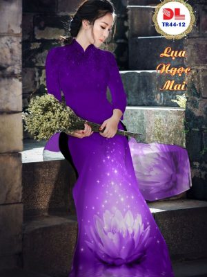 1595475499 158 Vai Ao Dai Lua Ngoc Mai Hoa Sen moi ra