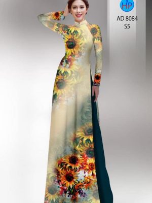 Vải áo dài hoa hướng dương kiểu mới AD 8084 22 1595476521 337 Vai ao dai hoa huong duong kieu moi AD 8084