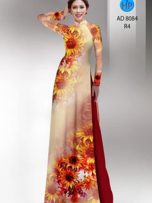 Vải áo dài hoa hướng dương kiểu mới AD 8084 25 1595476521 722 Vai ao dai hoa huong duong kieu moi AD 8084