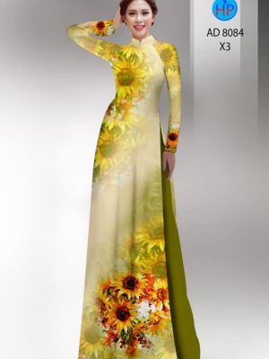 Vải áo dài hoa hướng dương kiểu mới AD 8084 29 1595476522 529 Vai ao dai hoa huong duong kieu moi AD 8084