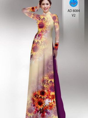 Vải áo dài hoa hướng dương kiểu mới AD 8084 32 1595476523 135 Vai ao dai hoa huong duong kieu moi AD 8084