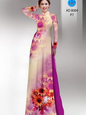 Vải áo dài hoa hướng dương kiểu mới AD 8084 37 1595476523 195 Vai ao dai hoa huong duong kieu moi AD 8084
