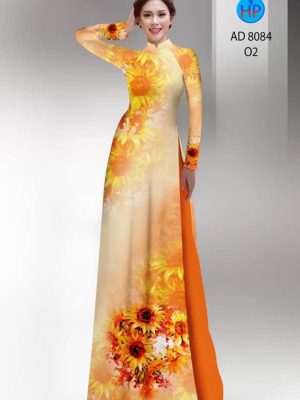 Vải áo dài hoa hướng dương kiểu mới AD 8084 34 1595476523 259 Vai ao dai hoa huong duong kieu moi AD 8084